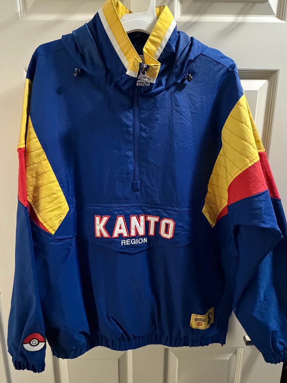 STARTER Kanto Region Kids Raincoat - Blue, Yellow, Red